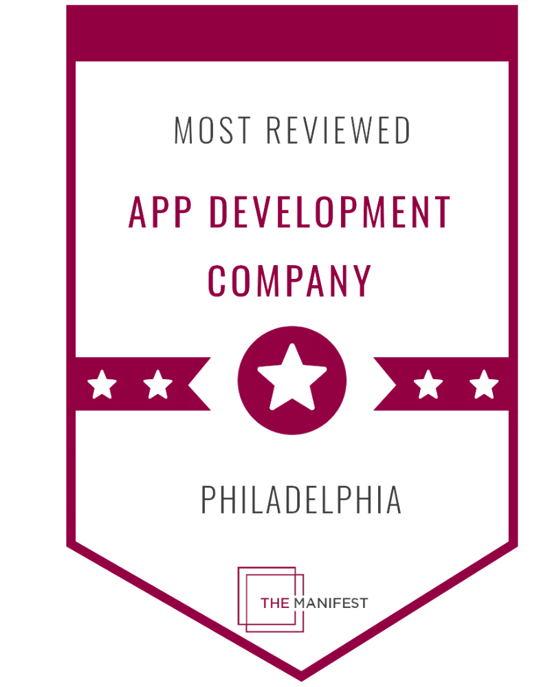 Most Reviewed App Development Company Philadelphia award