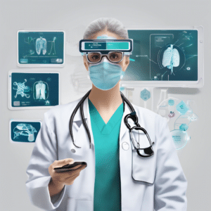 Doctor using AR