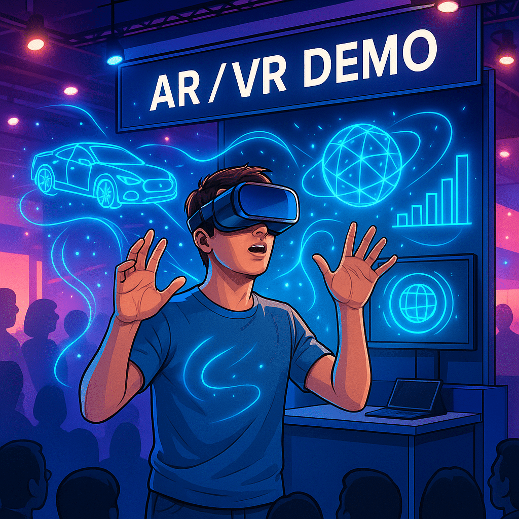 A flashy ar/vr demo